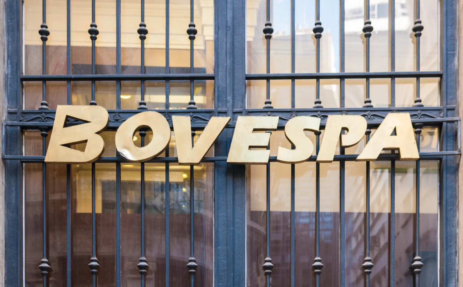 O prédio da B3, a bolsa de valores brasileira, no centro de São Paulo.